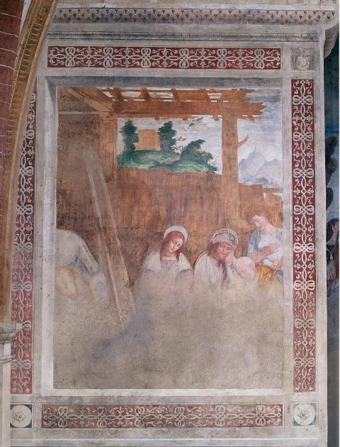 affreschi alla Chiesa Annunciata, Abbiategrasso MI