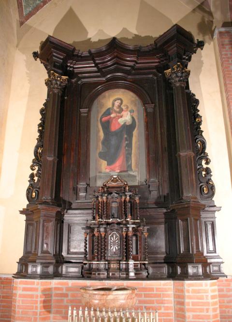 altare ligneo san bartolomeo suardi dopo il restauro (ph. KAIROS)