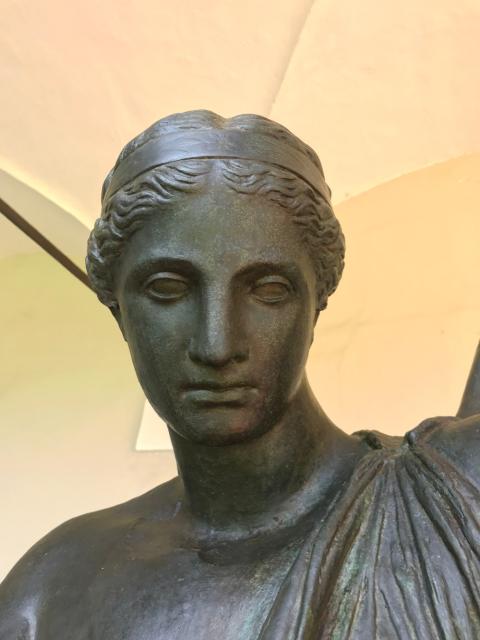 Vittoria Alata in bronzo (ph KAIROS Restauri)